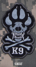 K9 CROSSBONES MORALE PATCH
