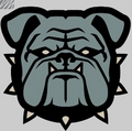 BULLDOG HEAD- LARGE MORALE PATCH