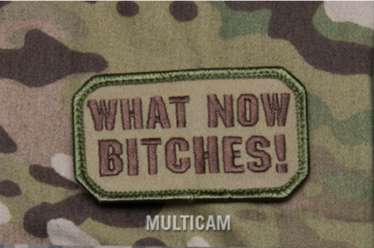 "WHAT NOW BITCHES" MORALE PATCH