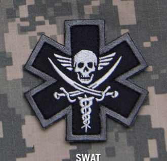 TACTICAL MEDIC- PIRATE MORALE PATCH