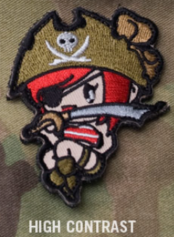 PIRATE GIRL MORALE PATCH