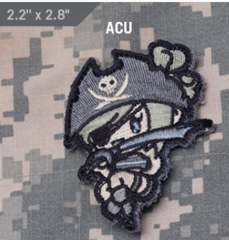 PIRATE GIRL MORALE PATCH