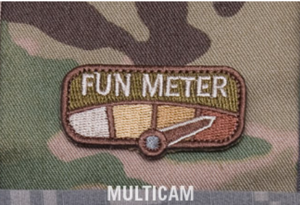 Fun Meter Check FUN METER MORALE PATCH – Armed Forces Supply