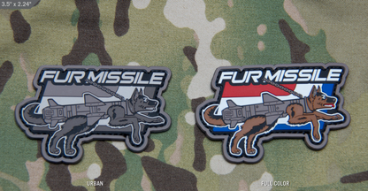 FUR MISSLE PVC MORALE PATCH