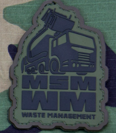 MSM WASTE MANAGEMENT PVC MORALE PATCH