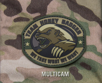 TEAM HONEY BADGER PVC MORALE PATCH