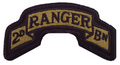 Army OCP Second Ranger Battalion Scroll Patch