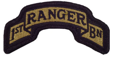 Army OCP First Ranger Battalion 75th Infantry Scroll Patch