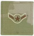 Air Force Embroidered OCP Rank with hook
