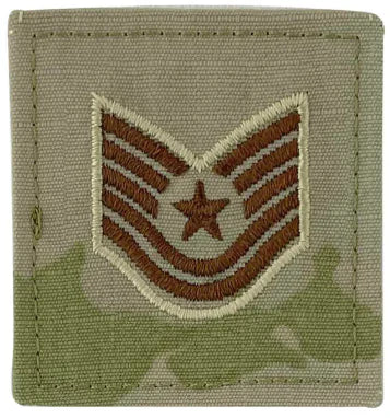 Air Force Embroidered OCP Rank with hook