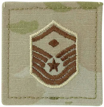 Air Force Embroidered OCP Rank with hook