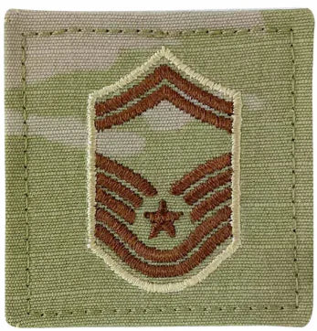 Air Force Embroidered OCP Rank with hook