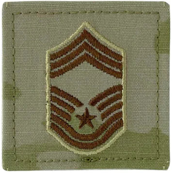 Air Force Embroidered OCP Rank with hook
