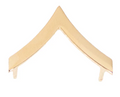 Army Gold Chevron Rank Pin