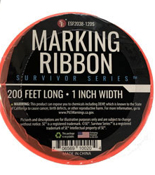 Orange Camping/Marking Ribbon Rolls