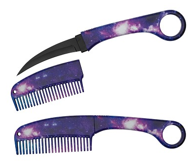 KARAMBIT HIDDEN BLADE, COMB KNIFE