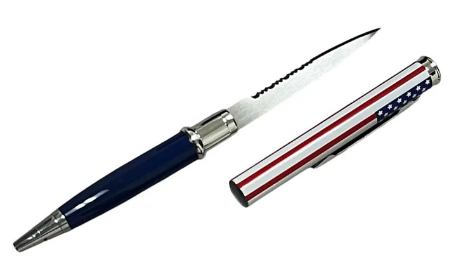 American Flag Letter Opener Pen Knife