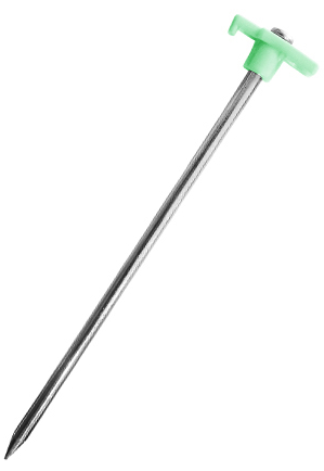 GLOW IN THE DARK METAL TENT STAKE