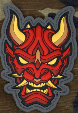 Oni Head PVC Morale Patch