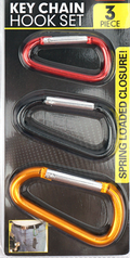 Carabiner Hook Keychain Set