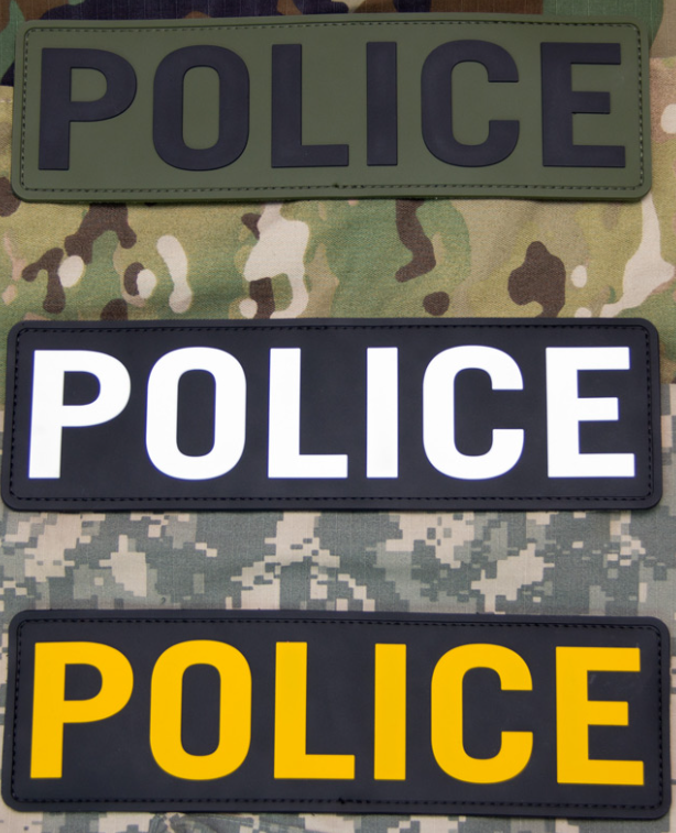 POLICE 10X3 PVC ID PATCH