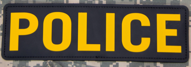 POLICE 10X3 PVC ID PATCH