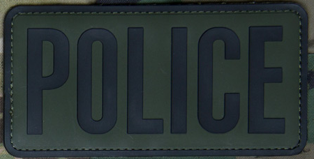 POLICE 6x3 PVC Patch