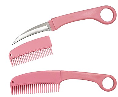 KARAMBIT HIDDEN BLADE, COMB KNIFE