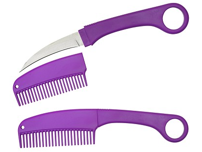 KARAMBIT HIDDEN BLADE, COMB KNIFE
