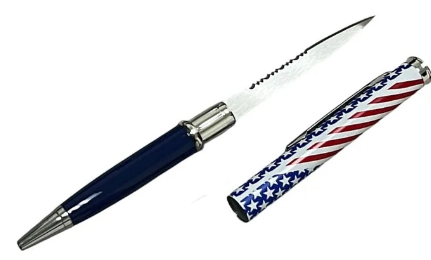 American Flag Letter Opener Pen Knife