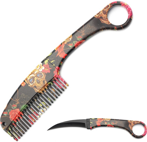 7.85 INCH HIDDEN COMB KNIFE