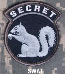 SECRET SQUIRREL MORALE PATCH