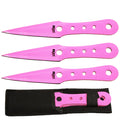 8″ 3pc Rtek Throwing Knife Set Pink