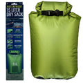 15L Waterproof Green Dry Sack With Gusseted bottom