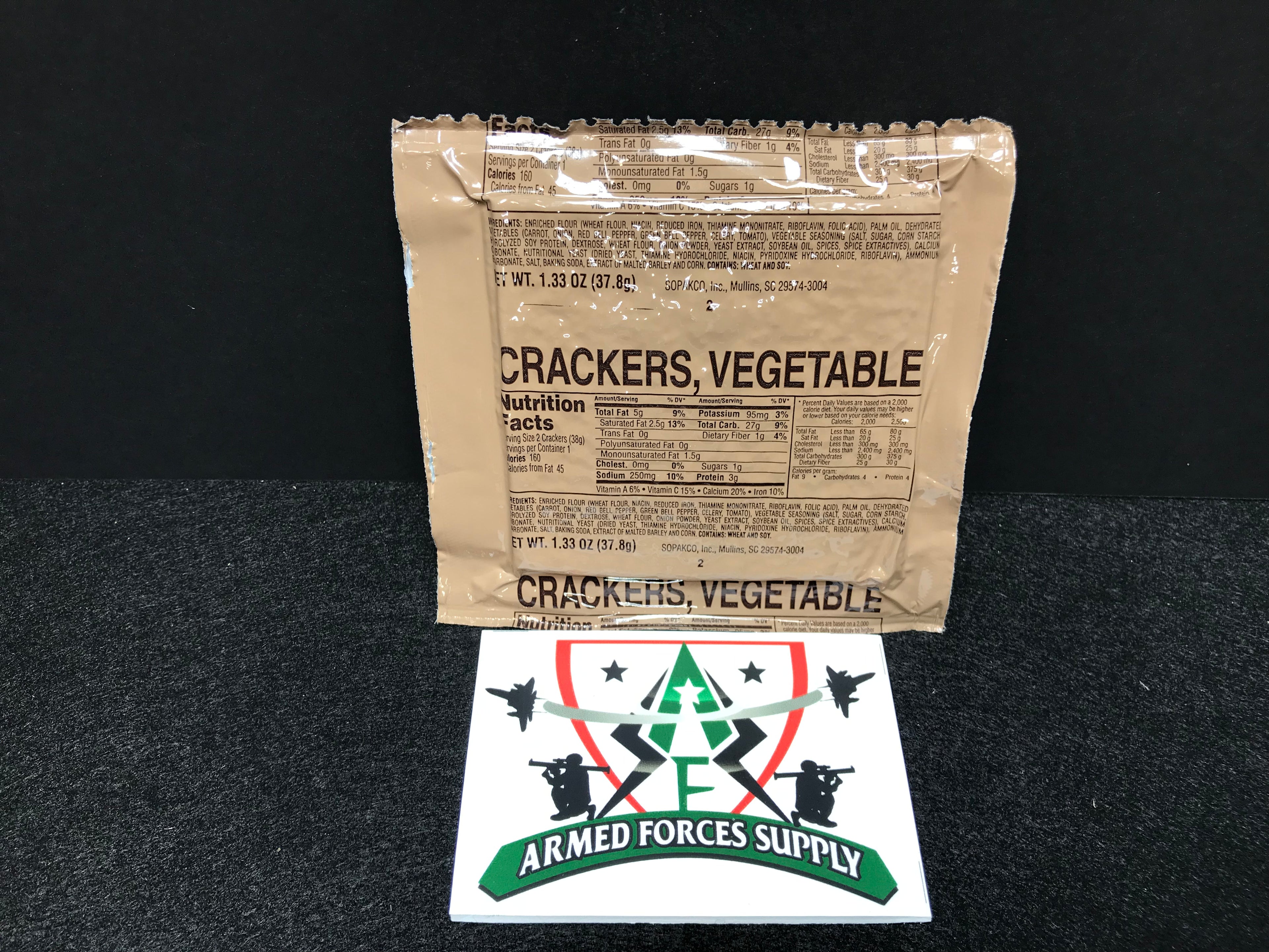MILITARY MRE VEGATABLE CRACKERS