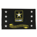 US ARMY SERVED WITH PRIDE FLAG