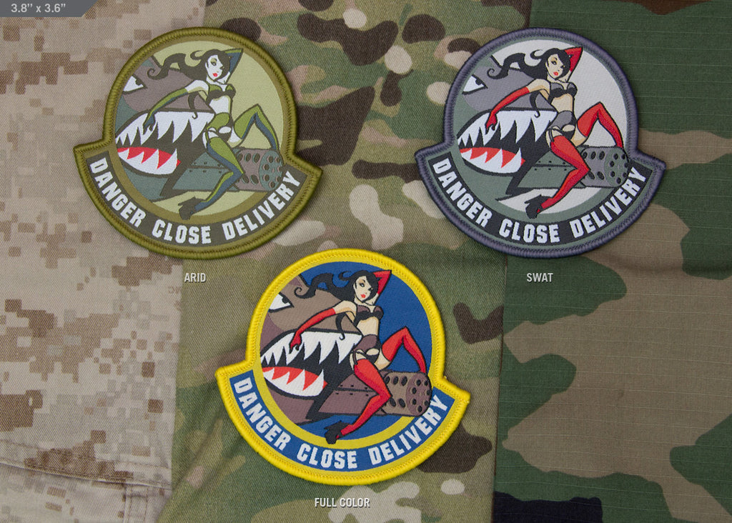 DANGER CLOSE PINUP GIRL MORALE PATCH