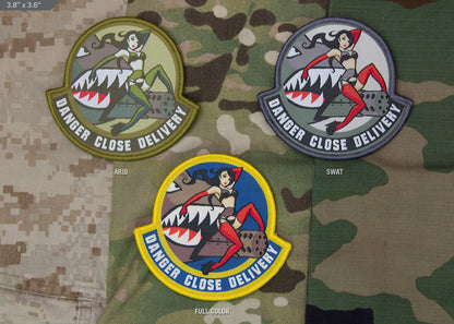 DANGER CLOSE PINUP GIRL MORALE PATCH