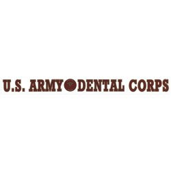 Mylar Decal - U.S. Army Dental Corps Decal