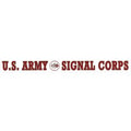 Mylar Decal - U.S. Army Signal Corps Decal