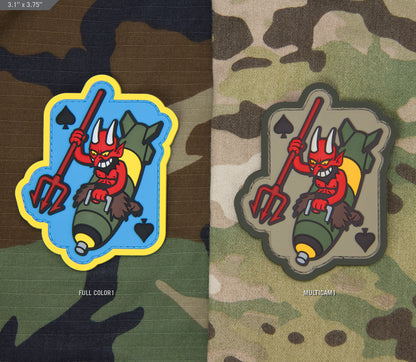 DEVIL BOMBER PVC MORALE PATCH