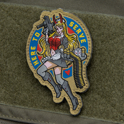 "HERE TO SERVE" ANIME MORALE PATCH