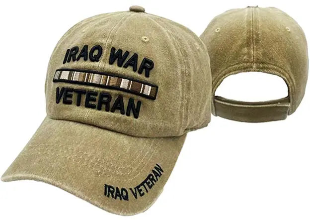 KHAKI SUBDUE IRAQ WAR VETERN CAP