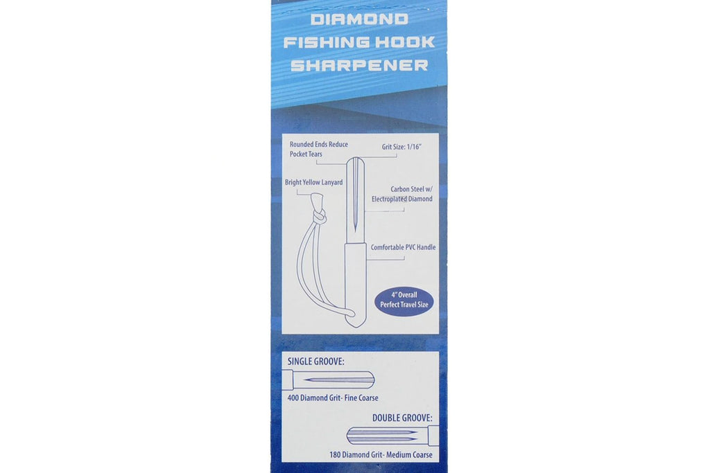 4" DIAMOND FISHING HOOK SHARPENER