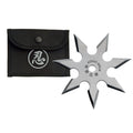 4" 7 POINT SILVER THROWING STAR
