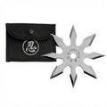 4" 8 POINT SILVER THROWING STAR
