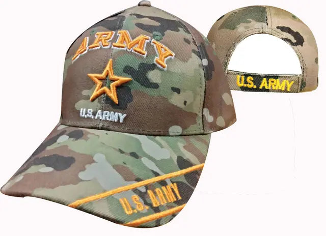 ARMY Gold Star OCP Camo Cap