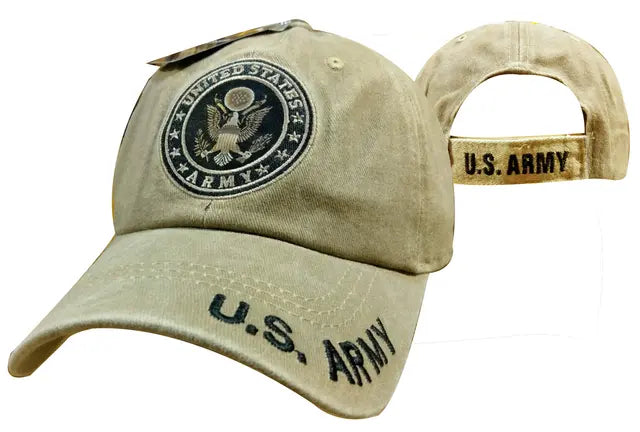 ARMY EMBLEM KHAKI SUBDUE CAP