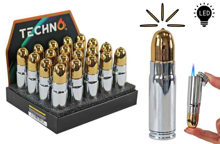 Bullet Torch Lighter with LED Light
