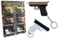 Gun Torch Lighter with Keychain